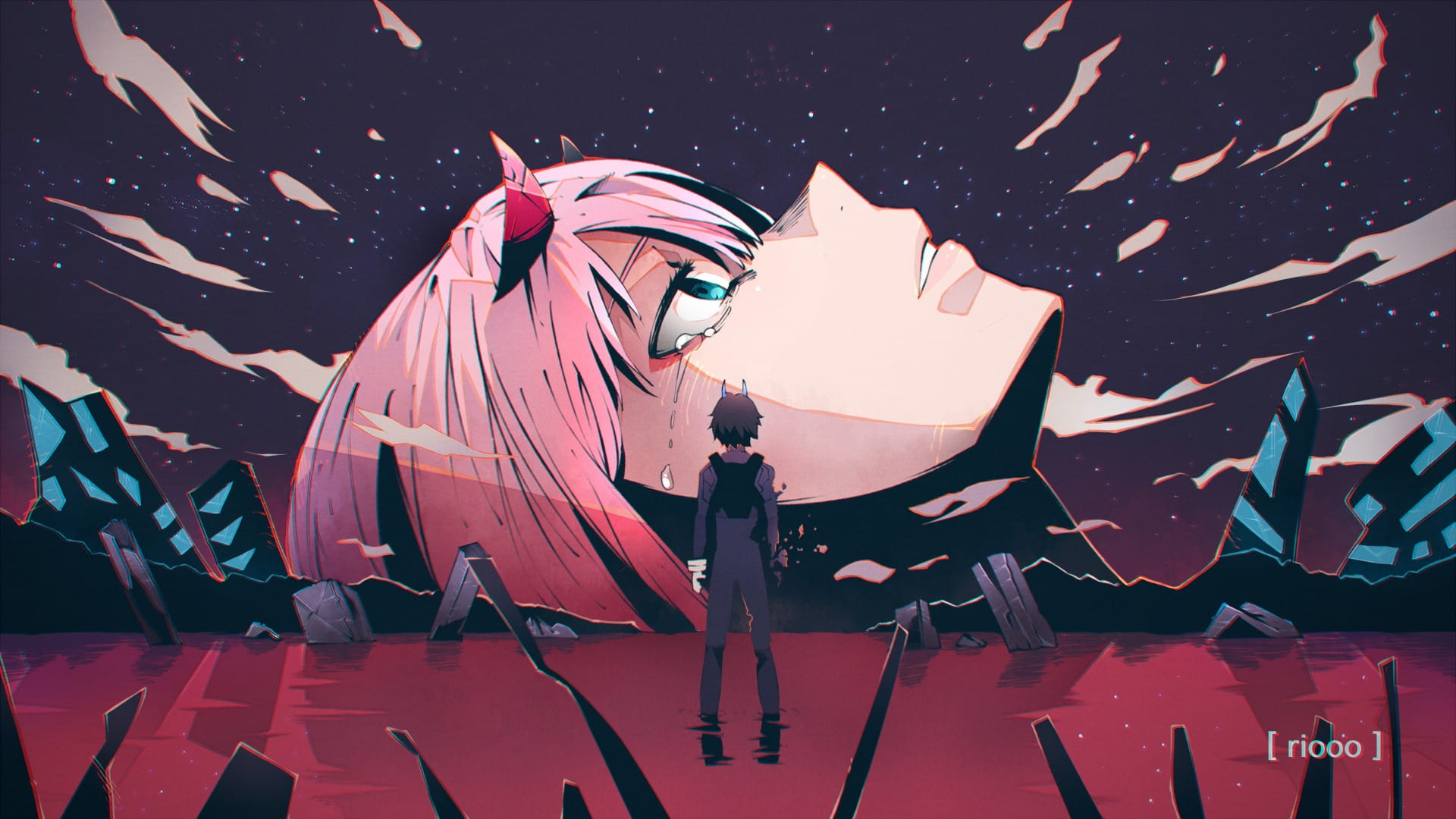 DARLING in the FRANXX,动漫壁纸,