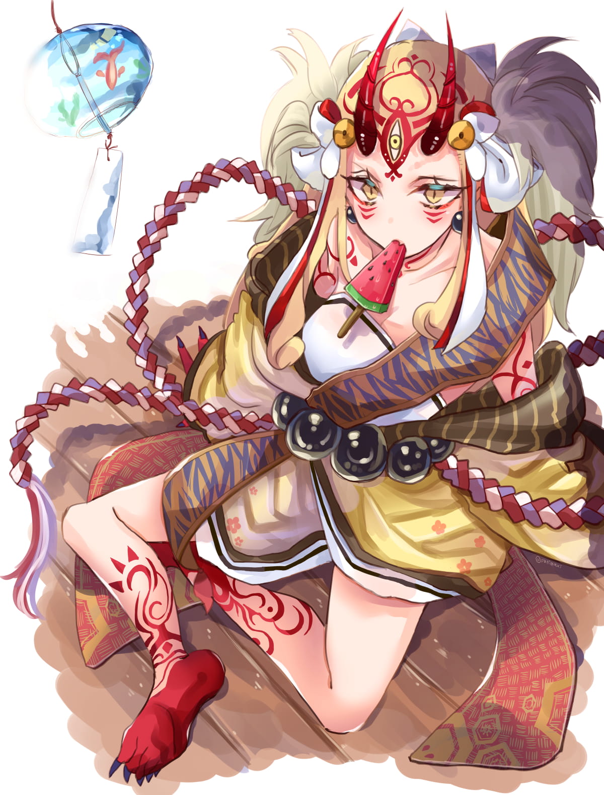 id=63254955,日本西瓜,吃西瓜少女,动漫女生图片
