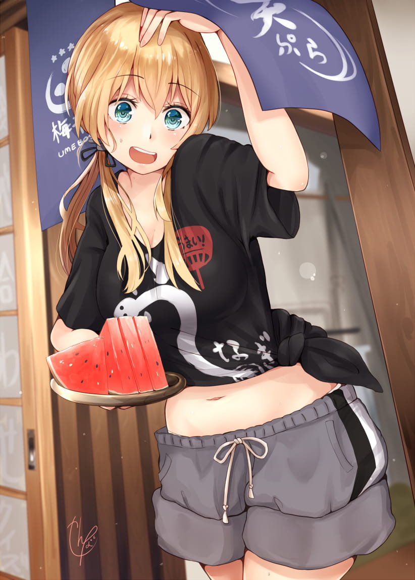 id=69630266,日本西瓜,吃西瓜少女,动漫女生图片