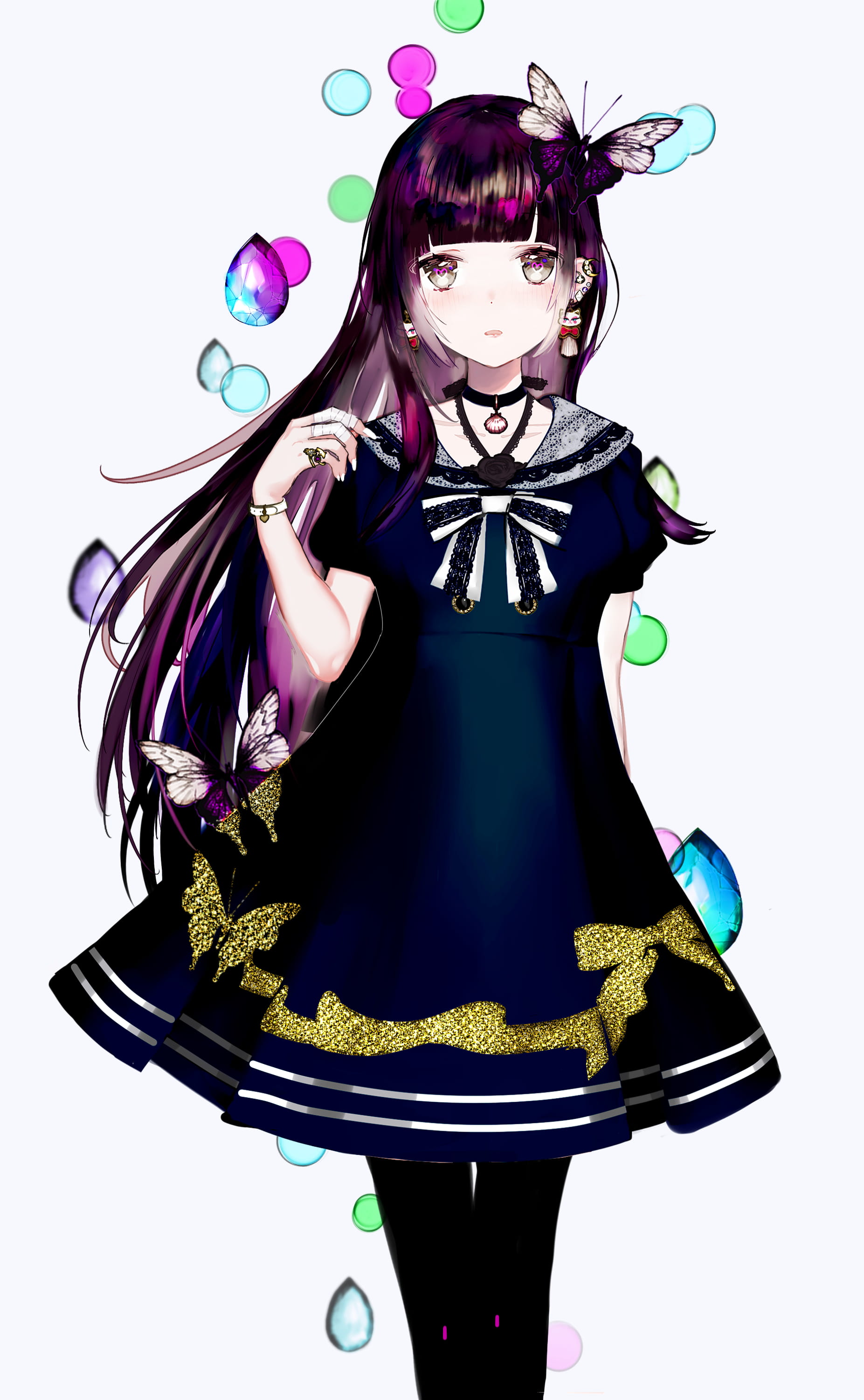 id=61656718,眼里有桃心,动漫女生图片,动漫手机壁纸