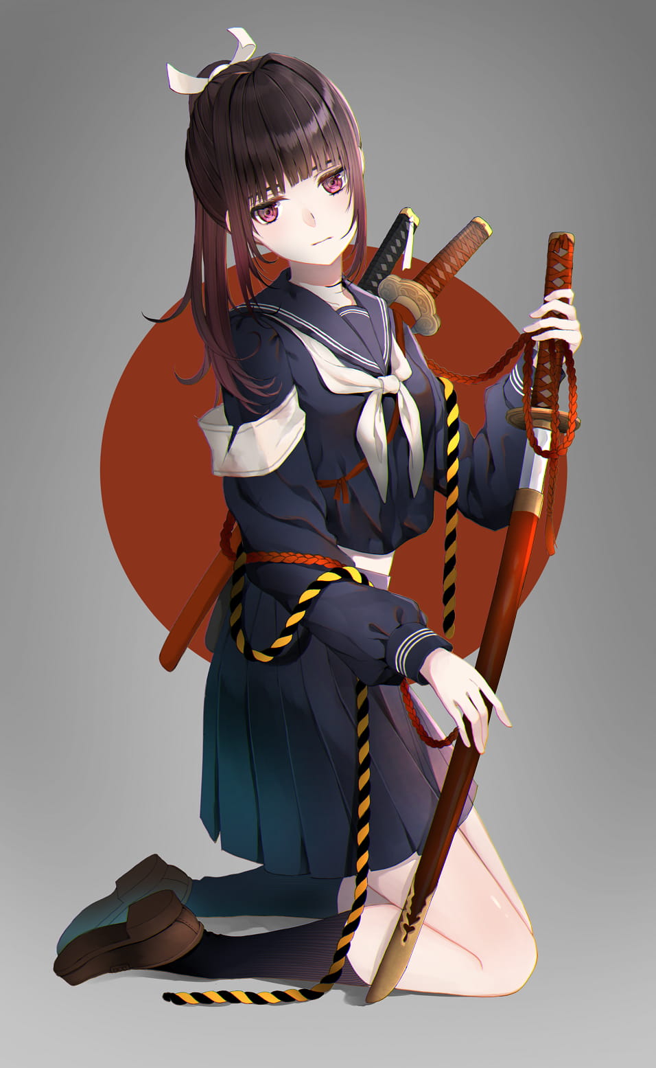 id=65701422,日本刀,动漫女生图片,动漫日本刀少女