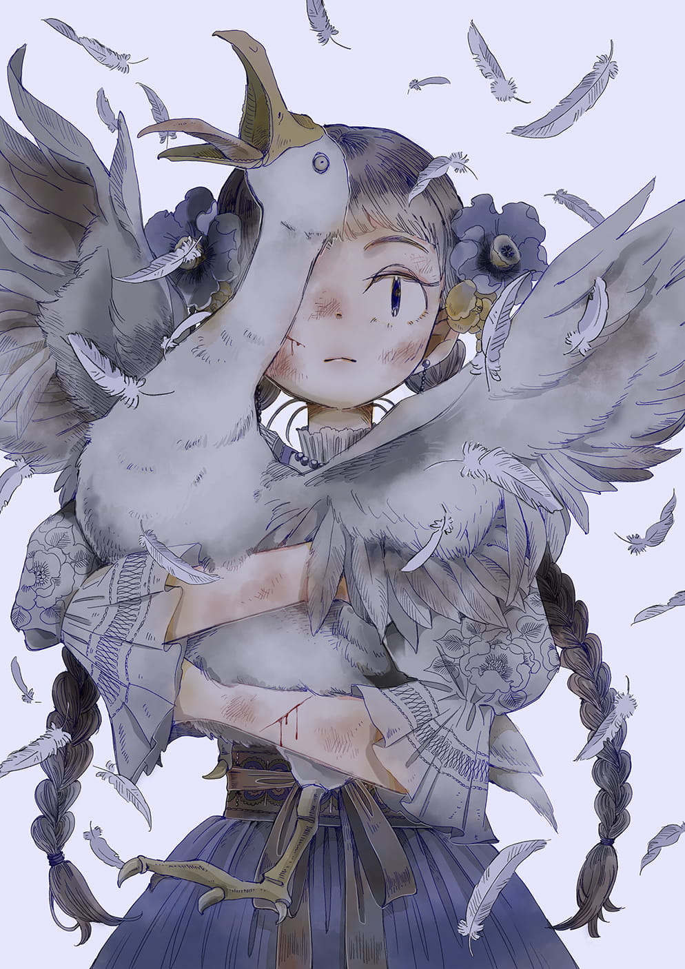 id=67895374,麻花辫少女,动漫女生图片,动漫手机壁纸
