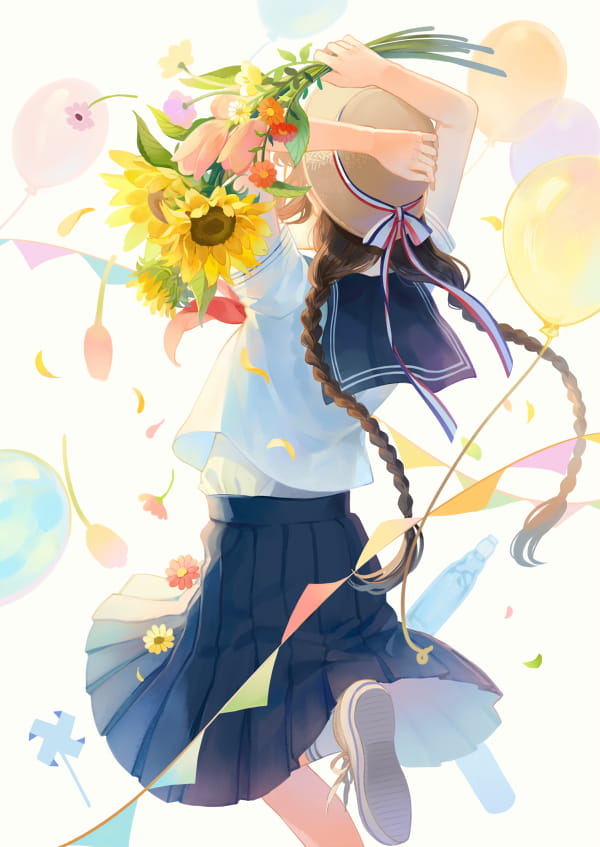 id=69218959,麻花辫少女,动漫女生图片,动漫手机壁纸