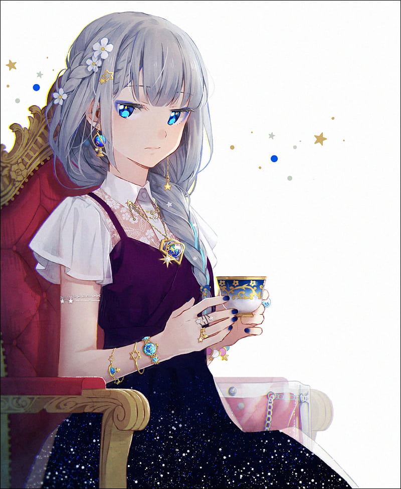 id=69512441,麻花辫少女,动漫女生图片,动漫手机壁纸
