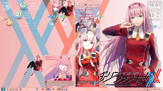 Windows7,萌化电脑主题,国家队,002