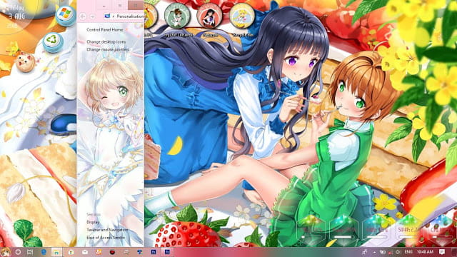 Windows7,电脑主题,魔卡少女樱,小樱