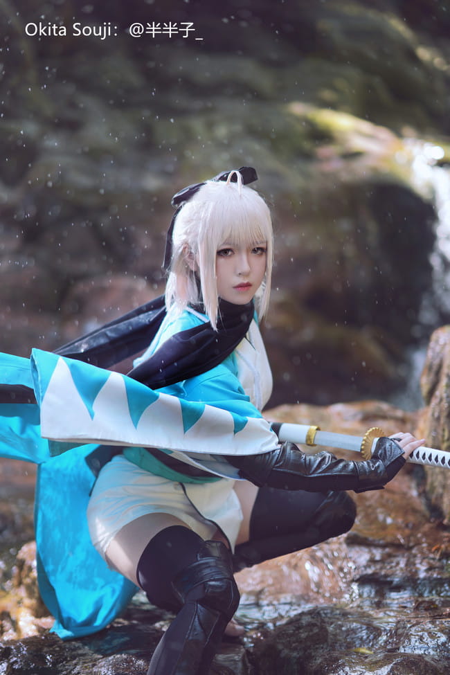 Fate/Grand Order,冲田总司cos,半半子
