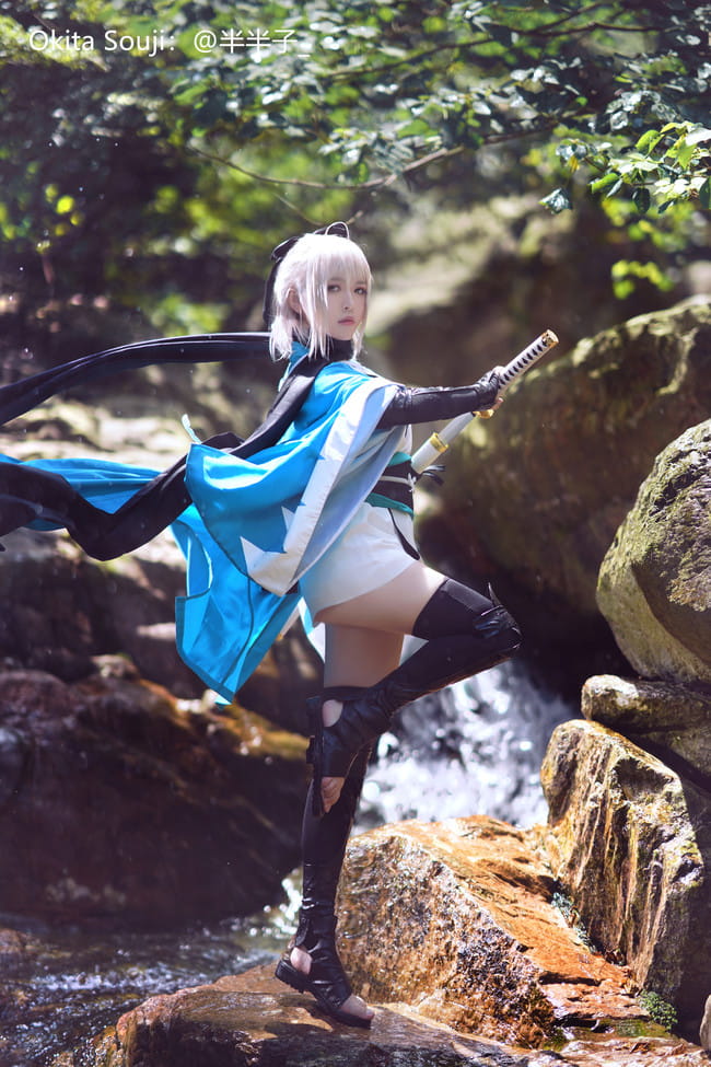 Fate/Grand Order,冲田总司cos,半半子