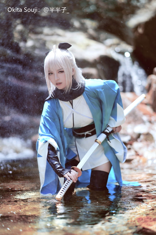 Fate/Grand Order,冲田总司cos,半半子