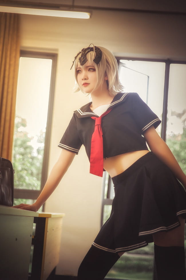 Fate/Grand Order,黑贞德cos,逸仔_