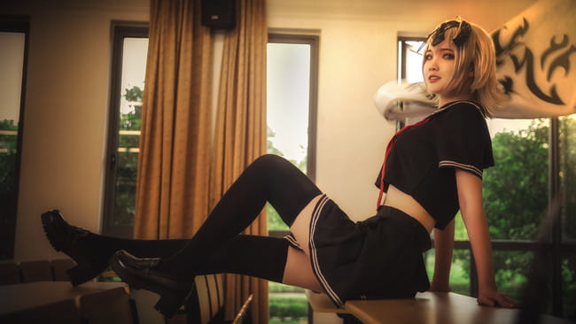 Fate/Grand Order,黑贞德cos,逸仔_