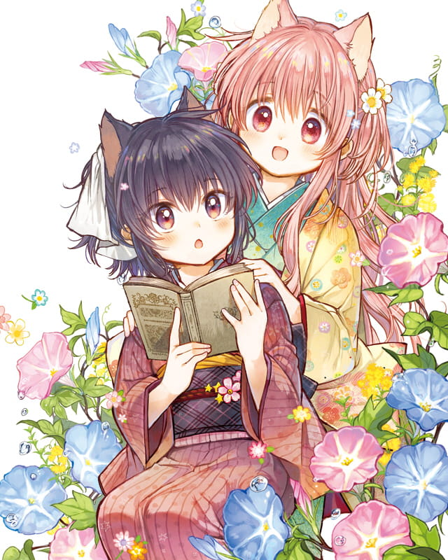 id=64977141,唯美图片壁纸,动漫女生图片,牵牛花少女