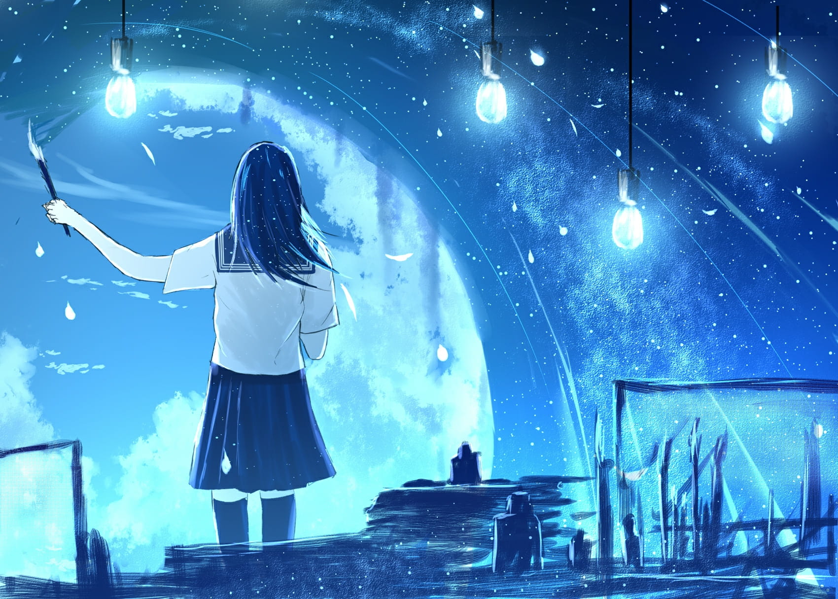 id=69615281,唯美星空壁纸,动漫女生图片,动漫唯美壁纸