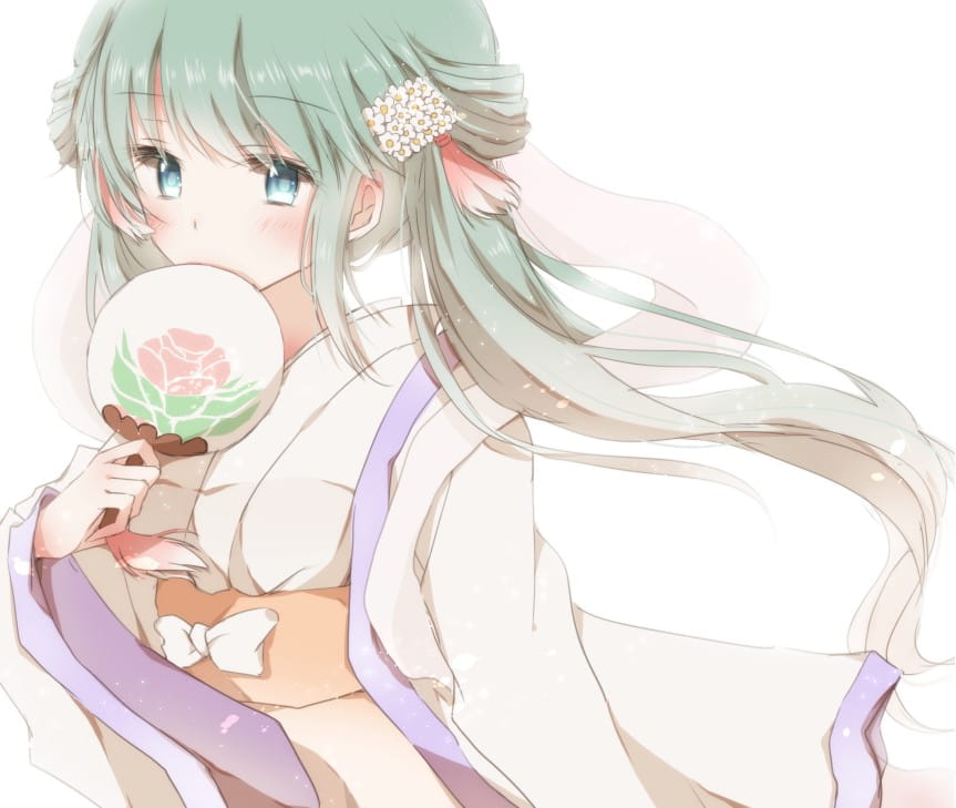 中秋初音,初音未来,中秋节,二次元萌图