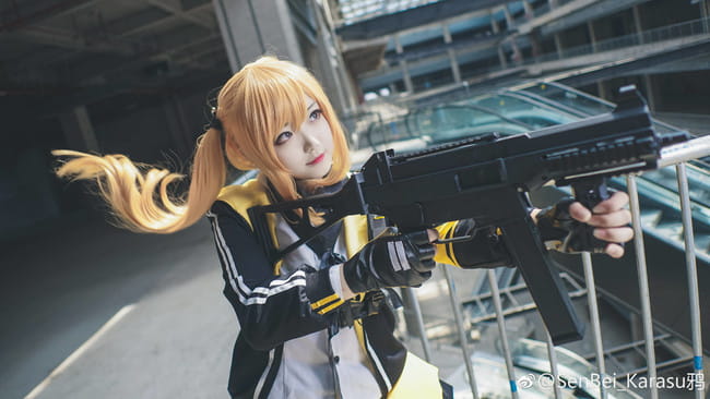 少女前线,双马尾,枪械少女,cosplay