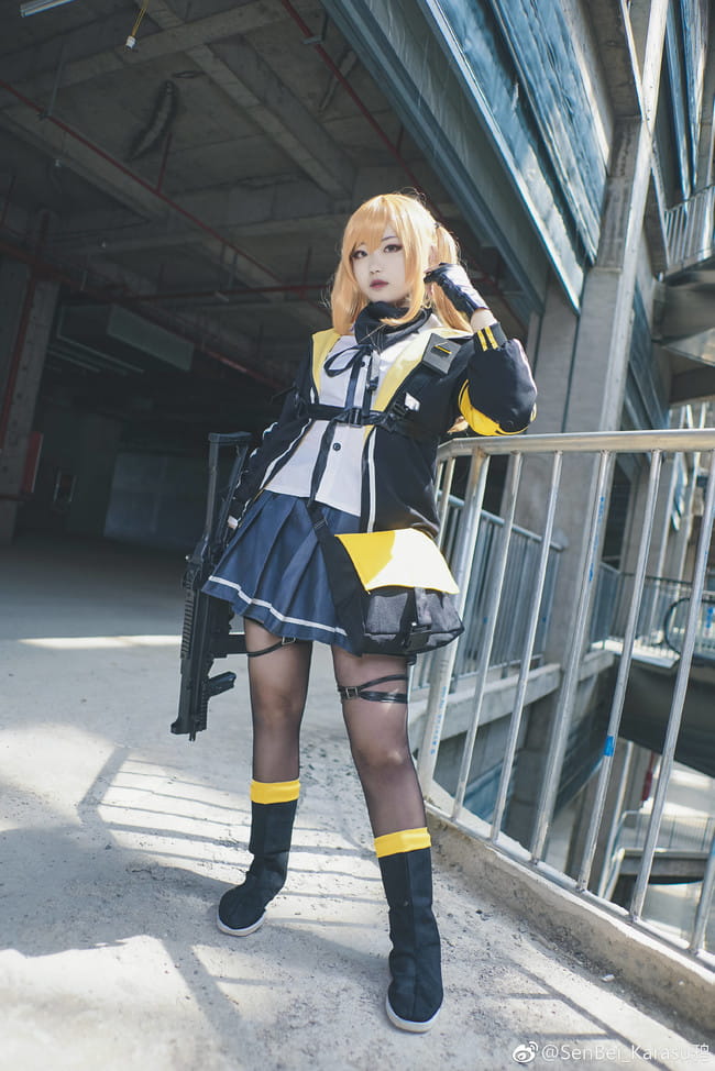 少女前线,双马尾,枪械少女,cosplay