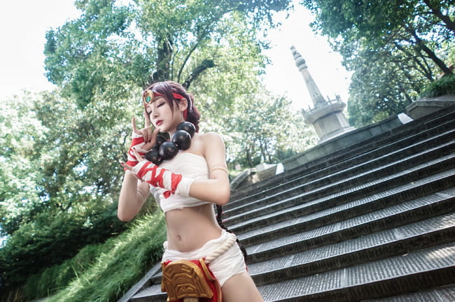 英雄联盟,盲森,性转,高跟鞋,cosplay