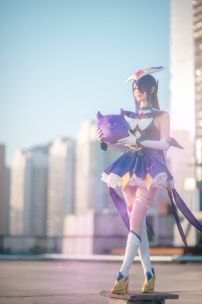 九尾妖狐阿狸,cosplay,英雄联盟,星之守护者