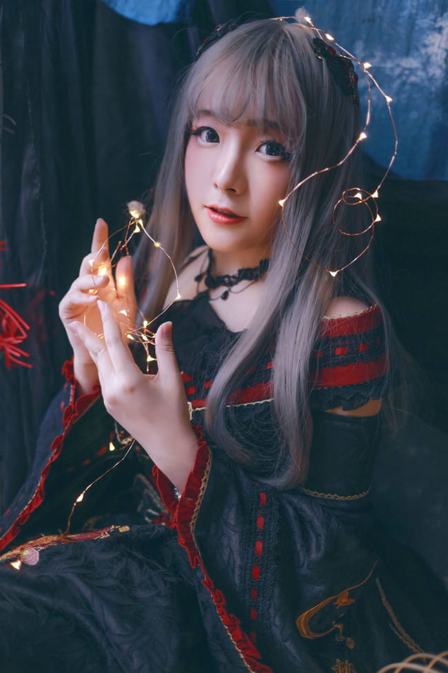 Lolita,刺绣,彼岸花,cosplay