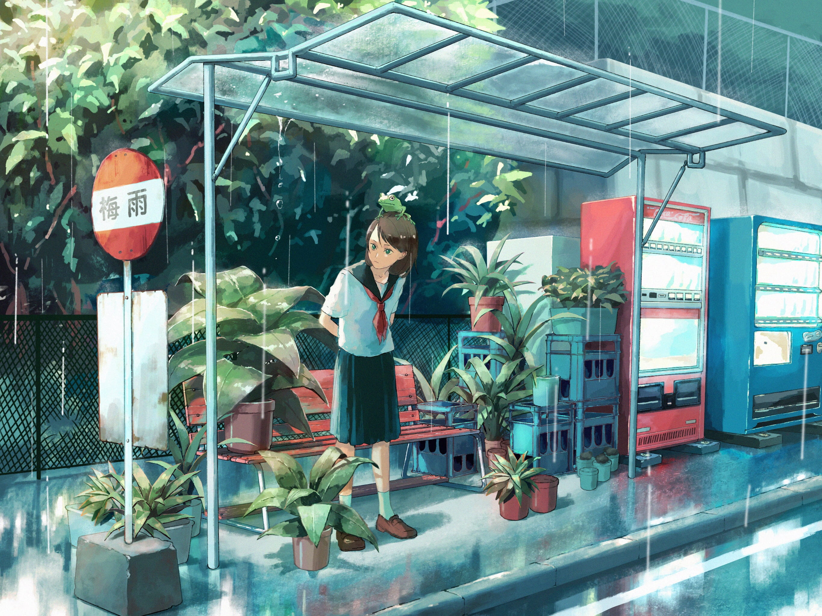 id=69308418,动漫唯美壁纸,动漫女生图片,动漫巴士站图片