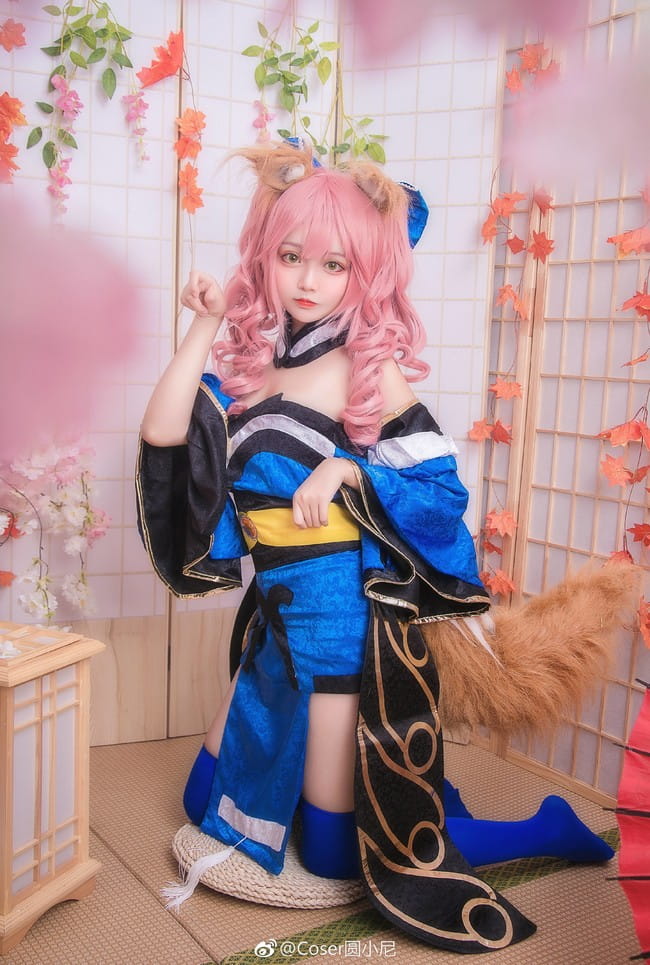 Fate,玉藻前cos,coser圆小尼