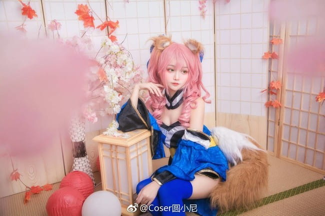 Fate,玉藻前cos,coser圆小尼