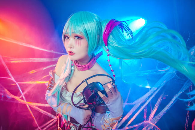 Miku,初音cos,桃米