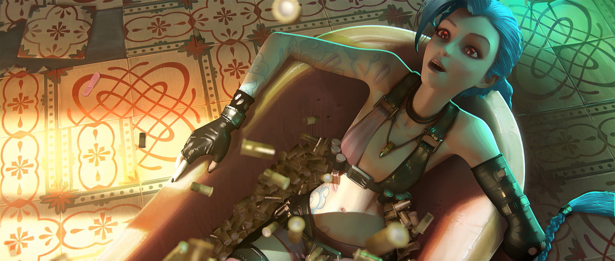 jinx,金克丝壁纸,金克丝原画,金克丝图片,LOL壁纸