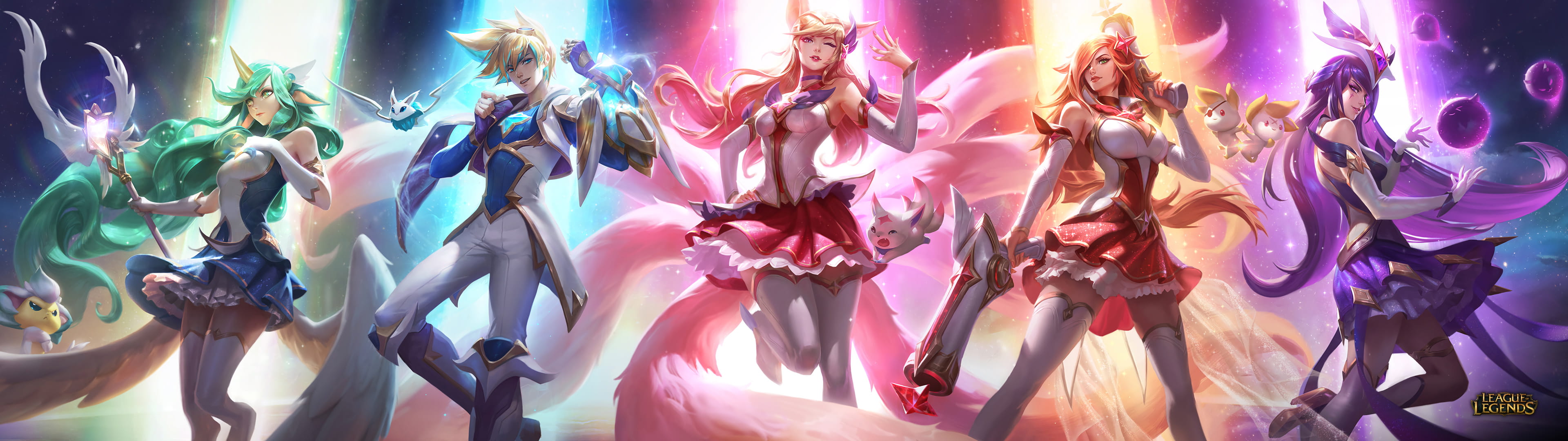 Ahri，英雄联盟,阿狸壁纸,阿狸原画,阿狸皮肤