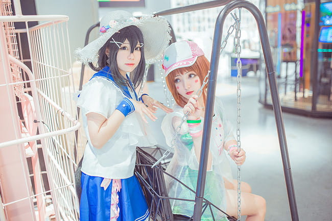 我的英雄学院,丽日御茶子,蛙吹梅雨,cosplay