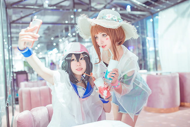 我的英雄学院,丽日御茶子,蛙吹梅雨,cosplay