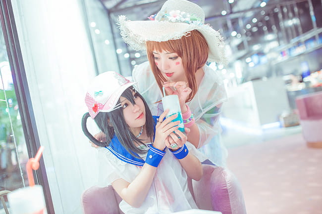 我的英雄学院,丽日御茶子,蛙吹梅雨,cosplay