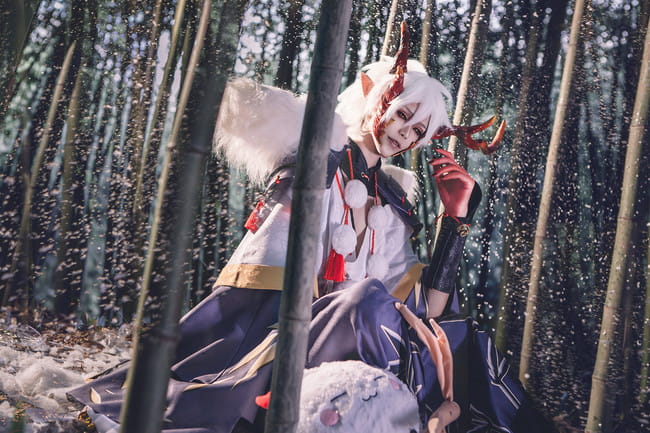 阴阳师手游,茨木童子,cosplay