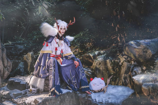 阴阳师手游,茨木童子,cosplay