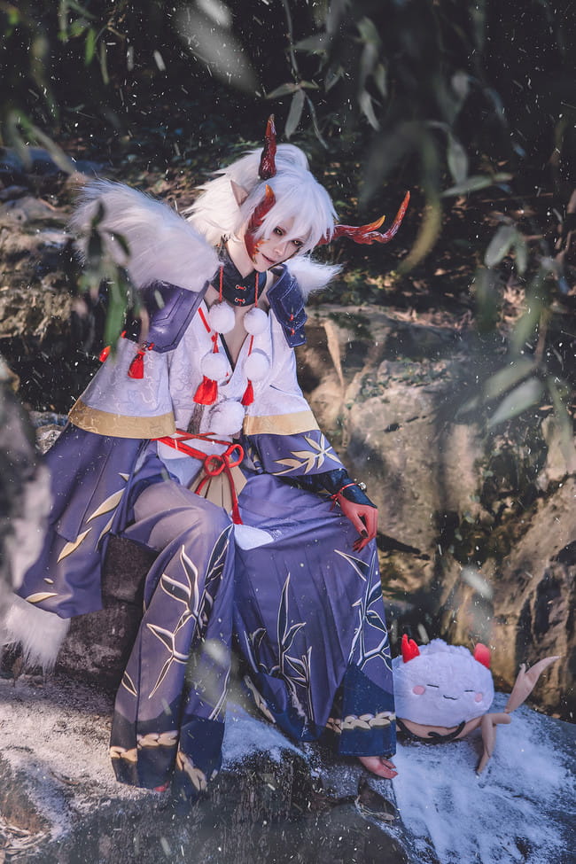 阴阳师手游,茨木童子,cosplay