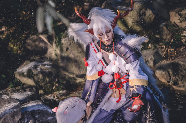 阴阳师手游,茨木童子,cosplay