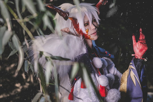 阴阳师手游,茨木童子,cosplay