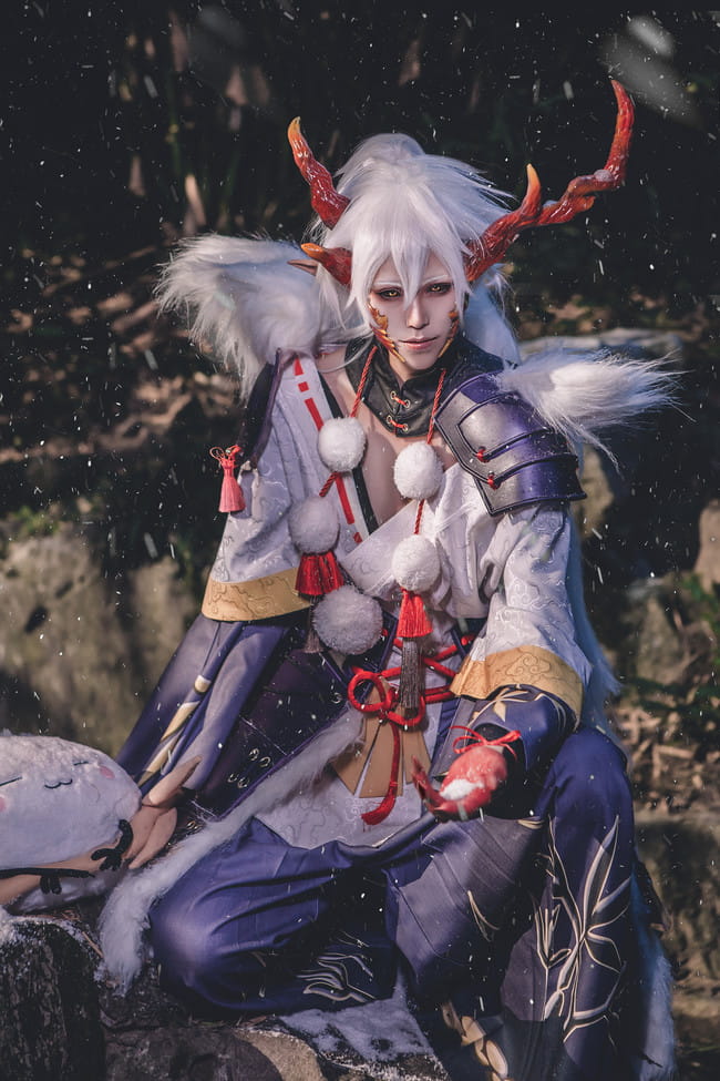 阴阳师手游,茨木童子,cosplay