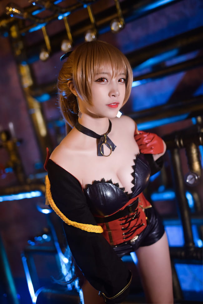 碧蓝航线,御姐,战列舰,朋克,cosplay