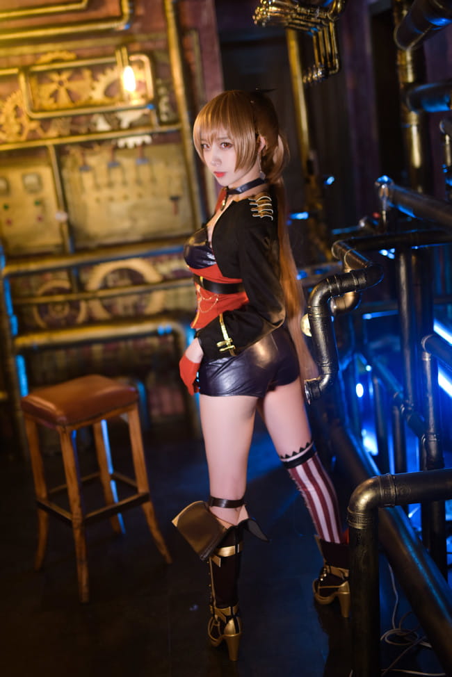 碧蓝航线,御姐,战列舰,朋克,cosplay