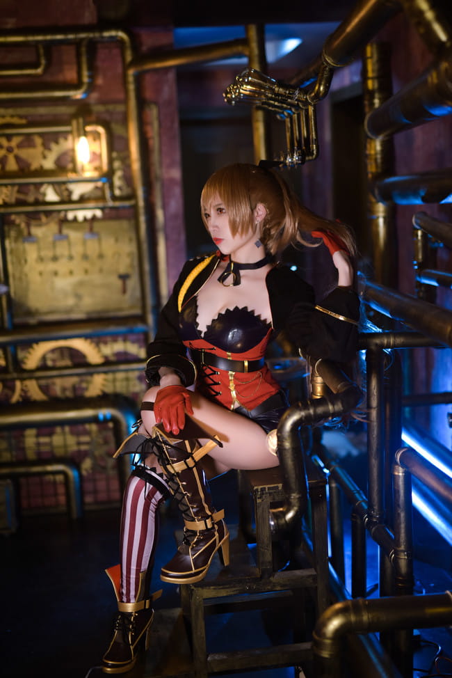 碧蓝航线,御姐,战列舰,朋克,cosplay