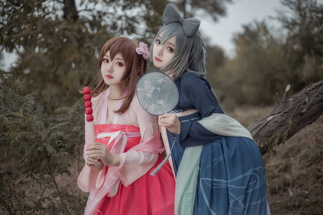 VOCALOID,洛天依,言和,乐正绫,cosplay