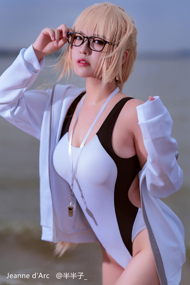 Fate/Grand Order,贞德,FATE,水着,死库水,福利,cosplay