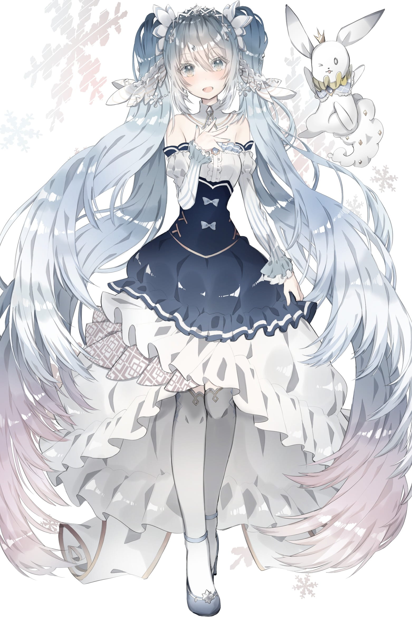 2019雪初音,雪ミク2019,二次元萌图