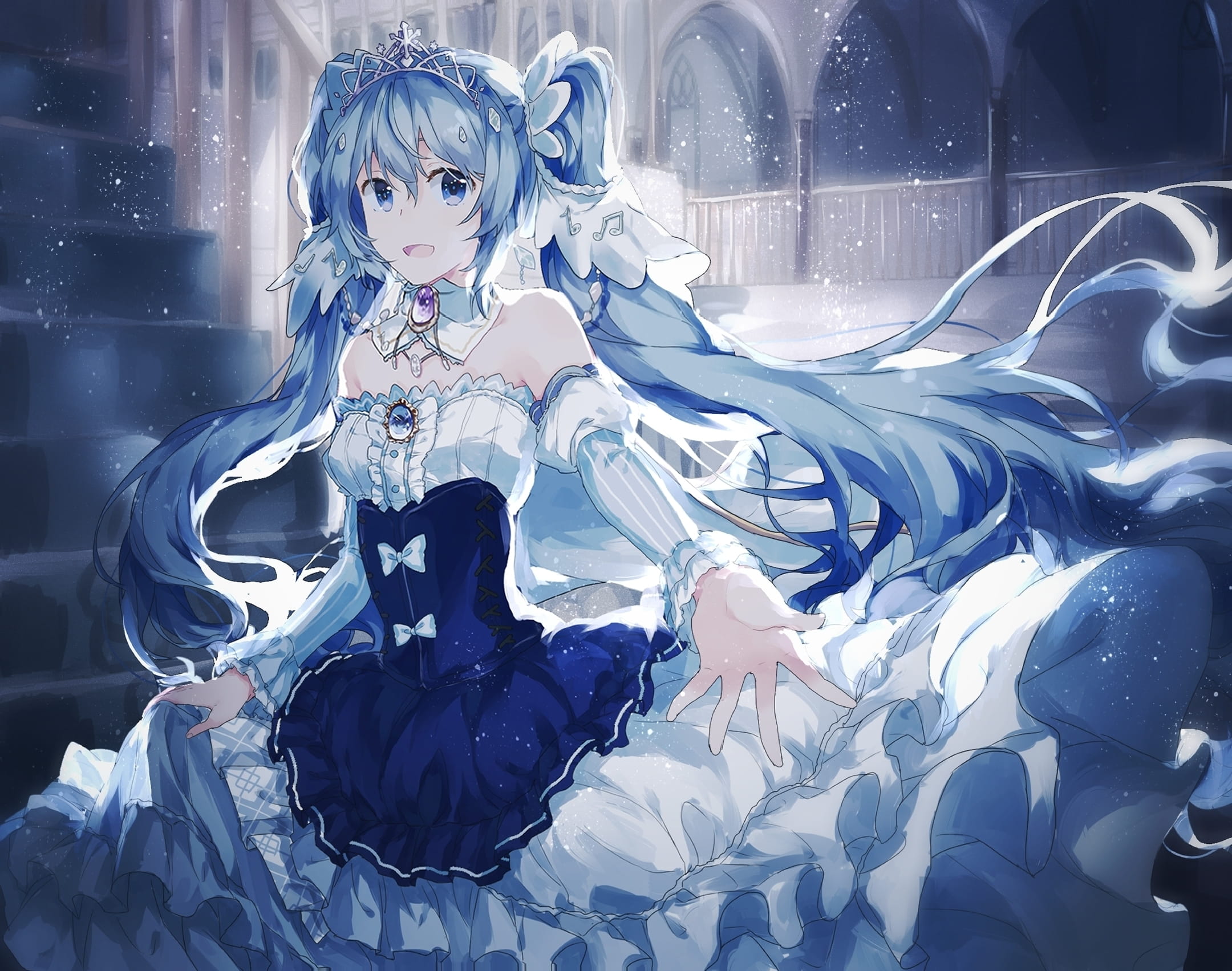 2019雪初音,雪ミク2019,二次元萌图