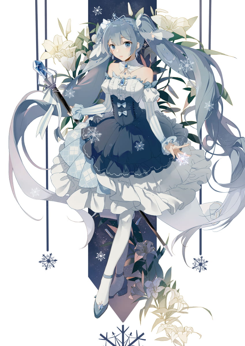 2019雪初音,雪ミク2019,二次元萌图