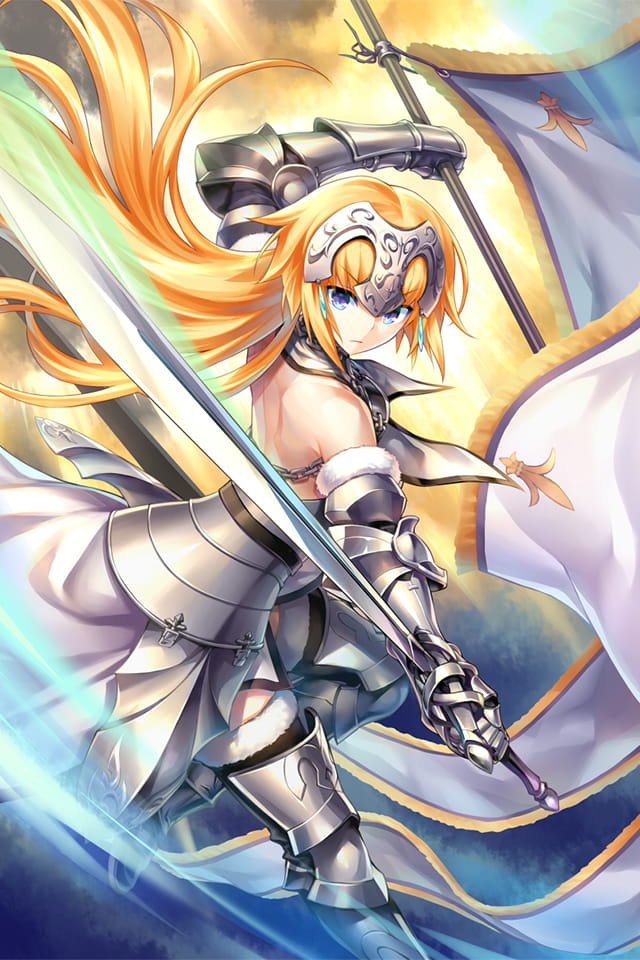 手机壁纸,fgo,超清,贞德,黑贞德