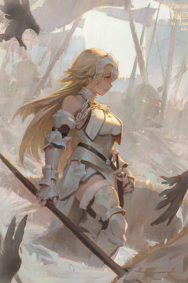 黑贞德,贞德,超清,fgo,手机壁纸
