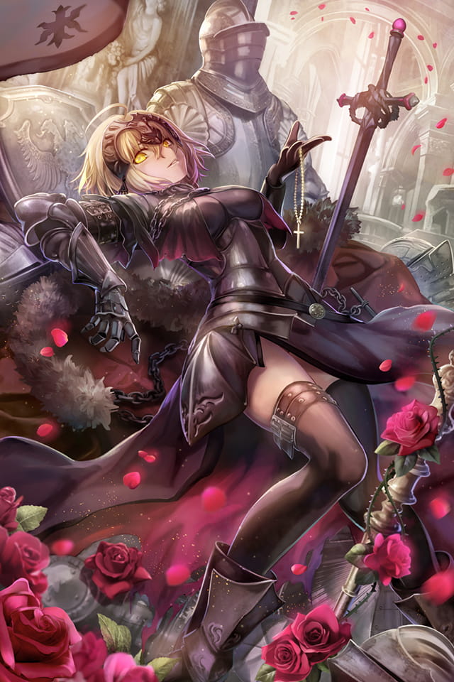 黑贞德,贞德,超清,fgo,手机壁纸
