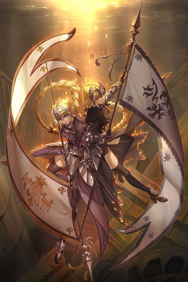 黑贞德,贞德,超清,fgo,手机壁纸